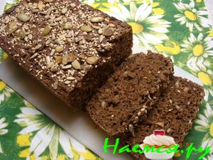 Хлеб бездрожжевой с отрубями на солодовой закваске