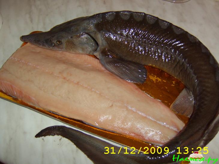 Осетр по-праздничному