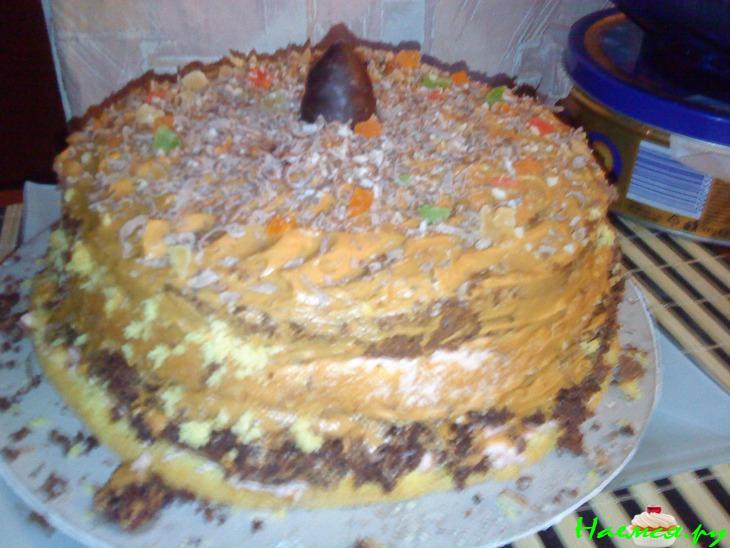 Торт "Валентинка" бисквитный Торт "Валентинка" бисквитный