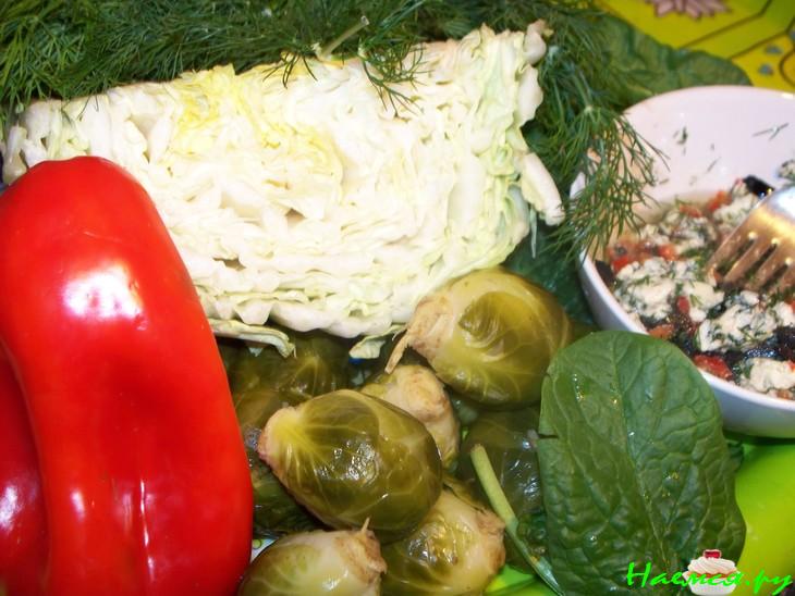 Закуска из брюссельской капусты с Рокфором 