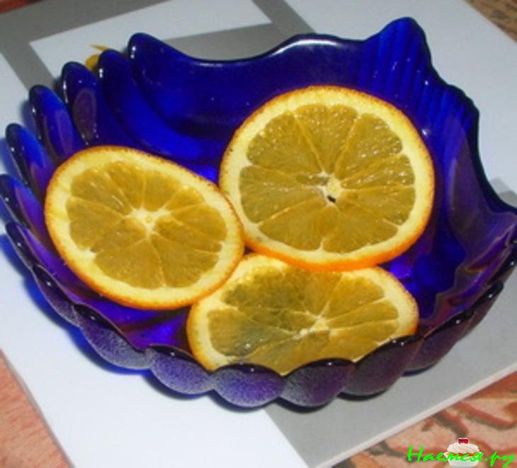 Лосось в апельсиновом желе