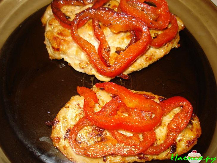 Куриное филе в чесночной карамели Куриное филе в чесночной карамели