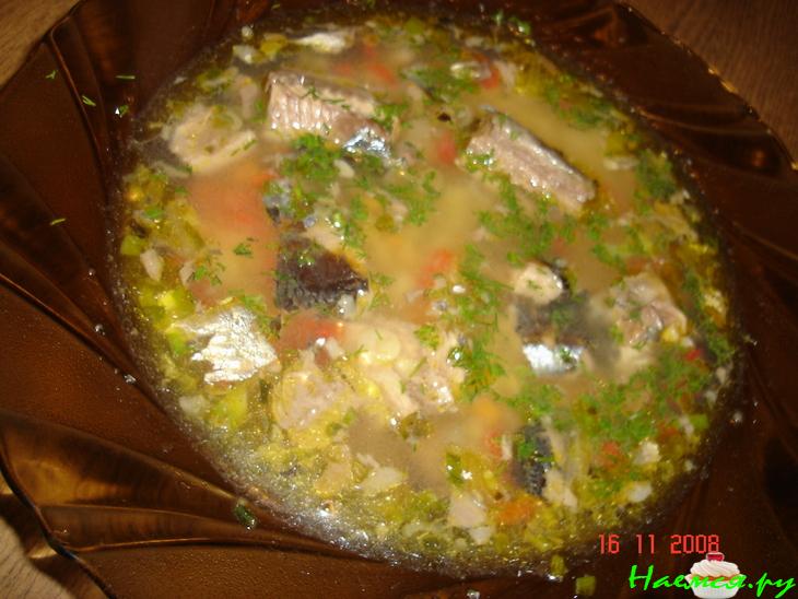 Горохово-рыбный суп