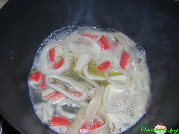 Морской плов