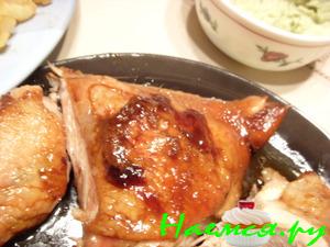 Курица маринованная и обжаренная в соусе терияки Курица маринованная и обжаренная в соусе терияки