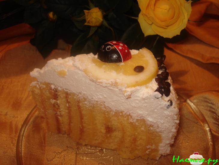 Торт "Мишель" бисквитный с курдом Торт "Мишель" бисквитный с курдом