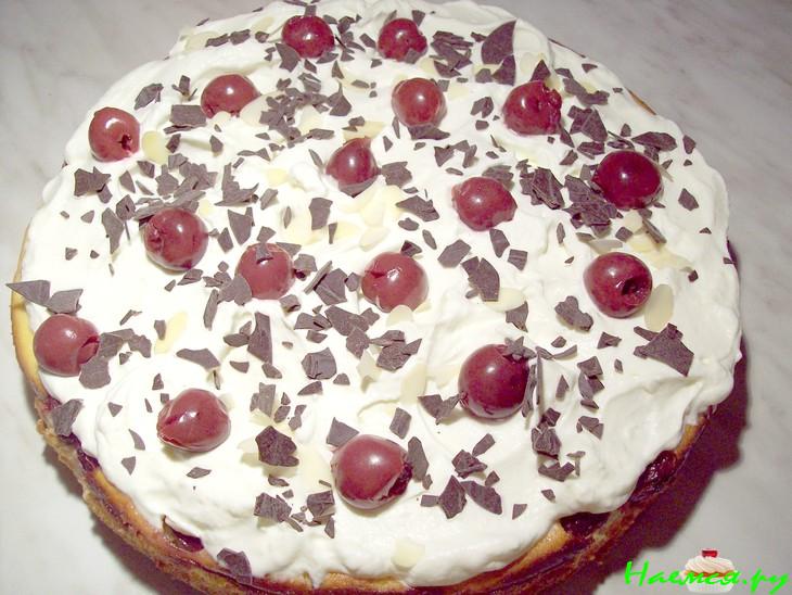 Творожно-вишнёвый пирог Творожно-вишнёвый пирог