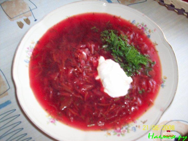 Постный борщ (так готовлю я. Один из вариантов множества борщей) Постный борщ (так готовлю я. Один из вариантов множества борщей)