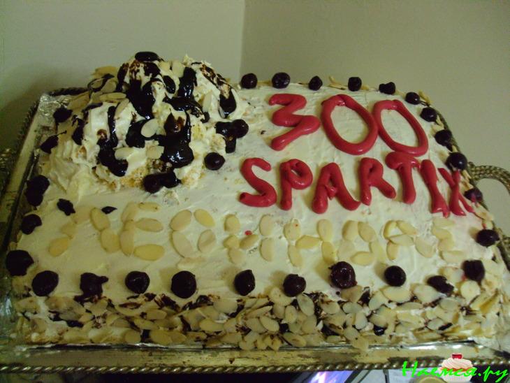 Торт '300 спартанцев'