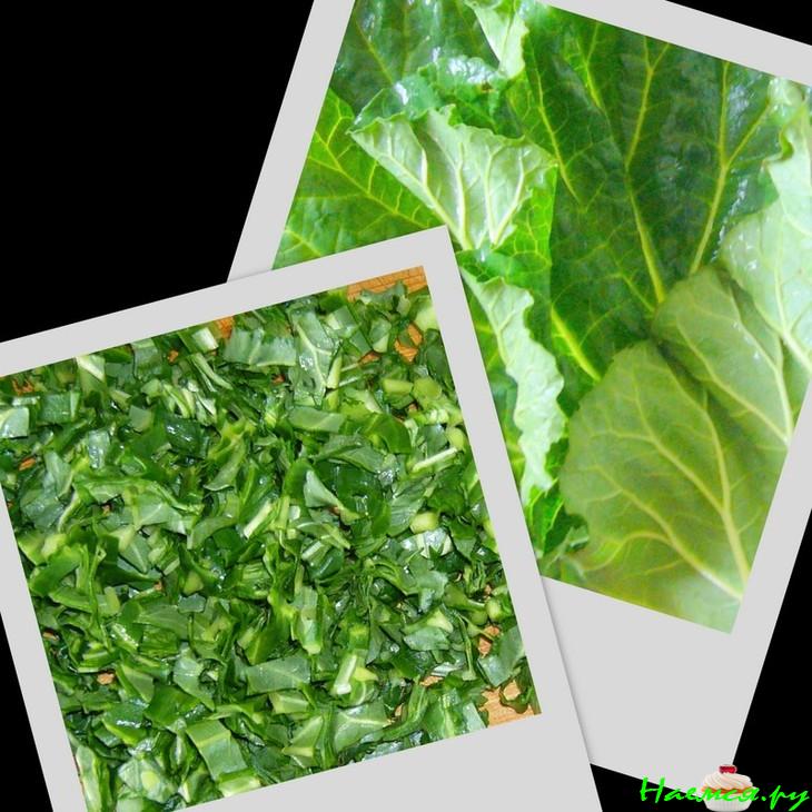 Суп грибной с ревенем