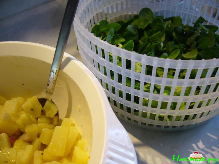 Картофельный салат с горчицей