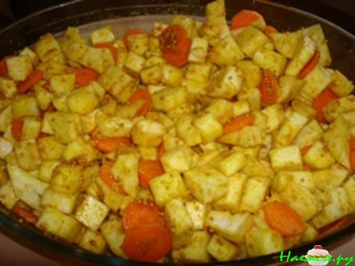 Печеный сельдерей Печеный сельдерей