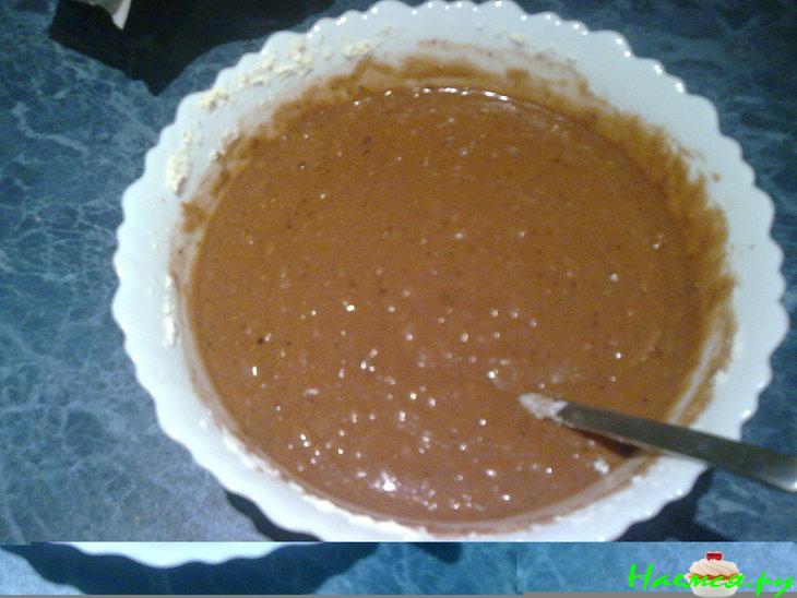 Шоколадный пирог с ванилью