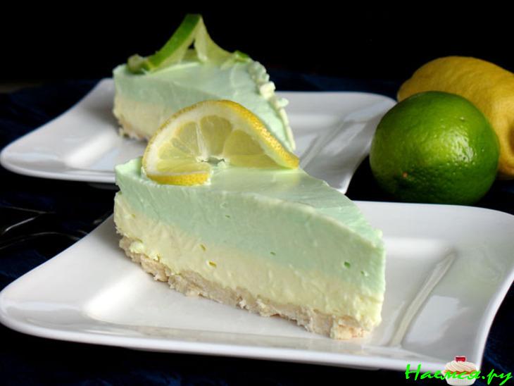 Торт в пастельных тонах, со вкусом лимона и тархуна