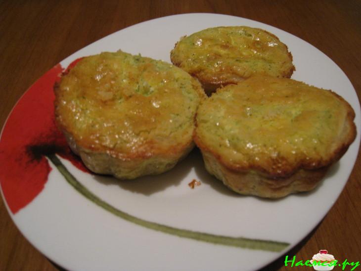 Мини-запеканки из копченой лососины