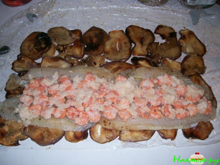 Рулет с рыбой и креветками Рулет с рыбой и креветками