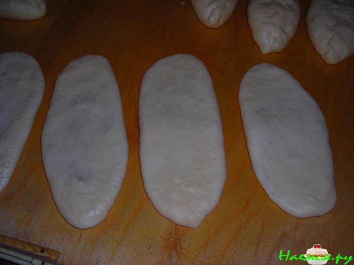 Жареные пирожки с картошкой и печёнкой Жареные пирожки с картошкой и печёнкой