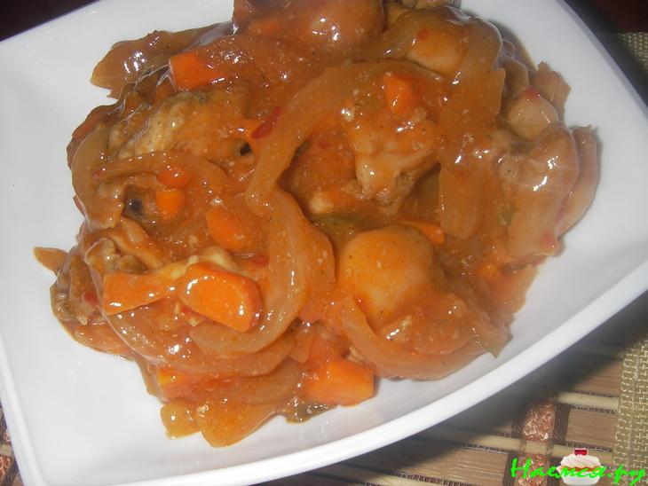 Острая курица по-китайски