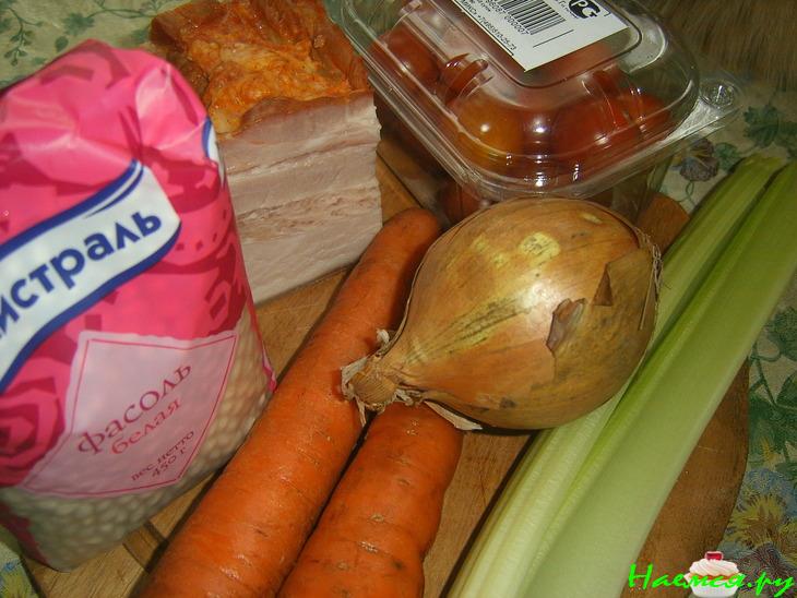 Фасолевый суп с грудинкой (вариант) Фасолевый суп с грудинкой (вариант)