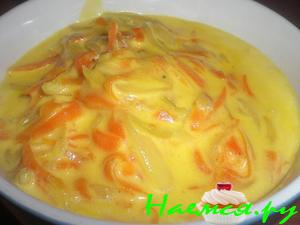 Соус овощной с молоком