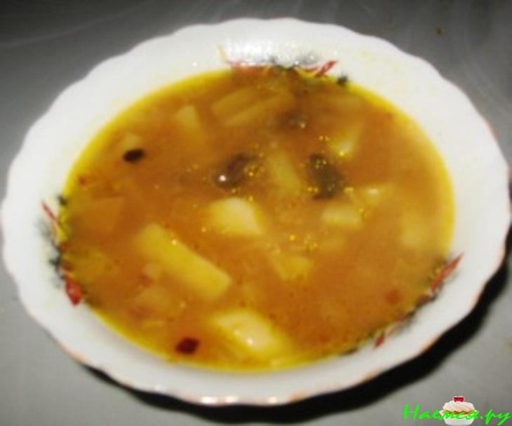 Любимый грибной супчик моего внука "Привереда" Любимый грибной супчик моего внука "Привереда"