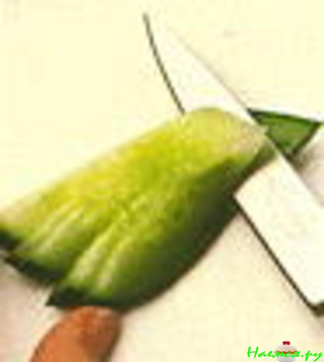 Oгурцы для украшения в восточном стиле