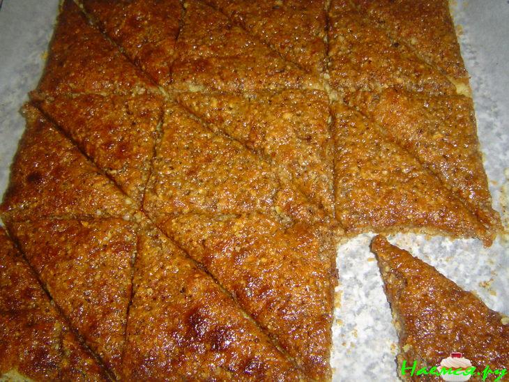 Пирожное "Ореховые треугольнички" Пирожное "Ореховые треугольнички"