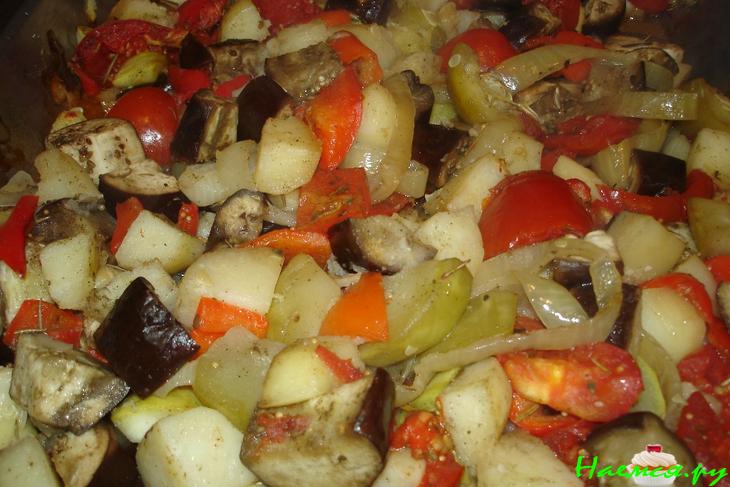 Запеченные овощи с розмарином Запеченные овощи с розмарином