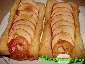 Яблочные "саночки"
