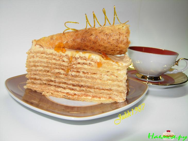 Торт "Вафельная мельница" Торт "Вафельная мельница"