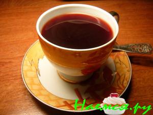 "Палкин чай" или тёмно-красный чай из вишни