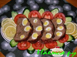 Рулет из говядины "Павлиний хвост"