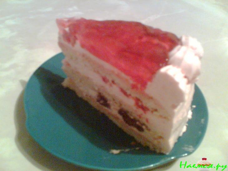 Йогуртовый ягодный торт