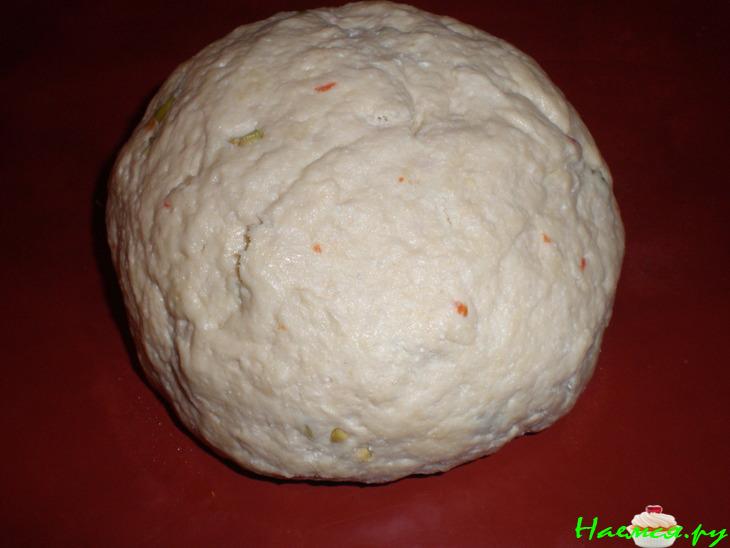 Хлеб с рикоттой и оливками