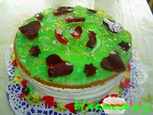 Торт 'Волшебник изумрудного города'