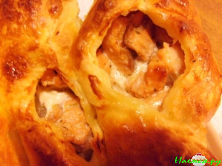 Расстегаи с горбушей и пангасиусом