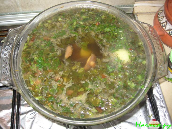 Весенний суп с крапивой (постный)