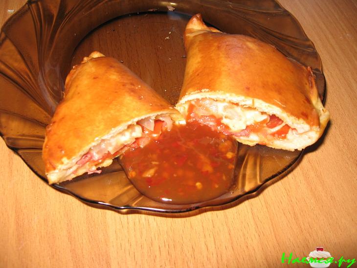 Пицца "Кальцоне" (мой вариант)