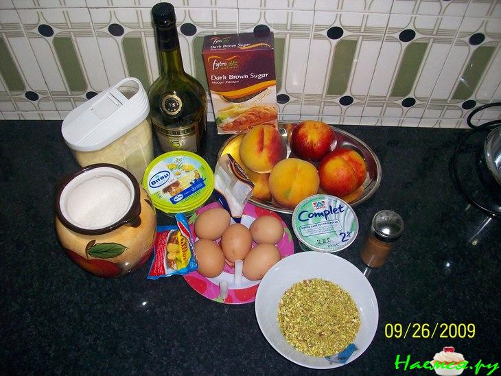 Персиковый пирог с манкой Персиковый пирог с манкой