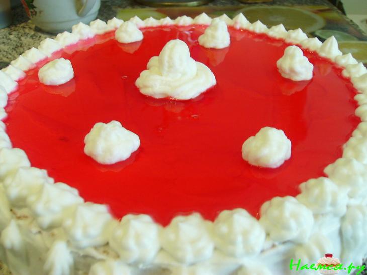 Творожно-вишневый торт "Очарование"