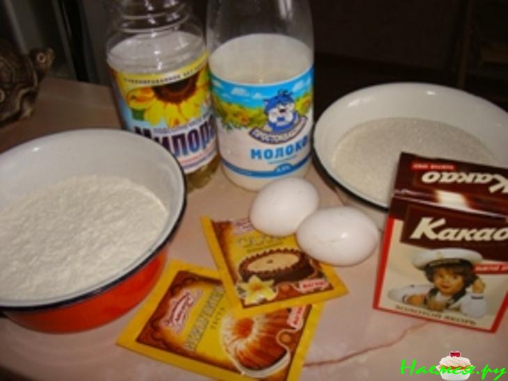 Тортик "Шоколад на кипятке"