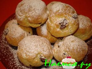 Творожные булочки с изюмом