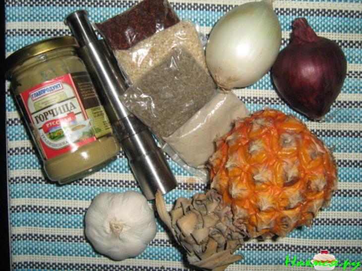 Мясо маринованное пряное