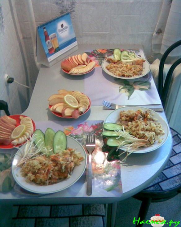 Пловчик "Рис с минтаем"