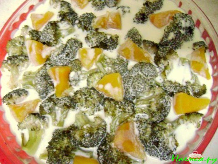 Овощи под бешамелем