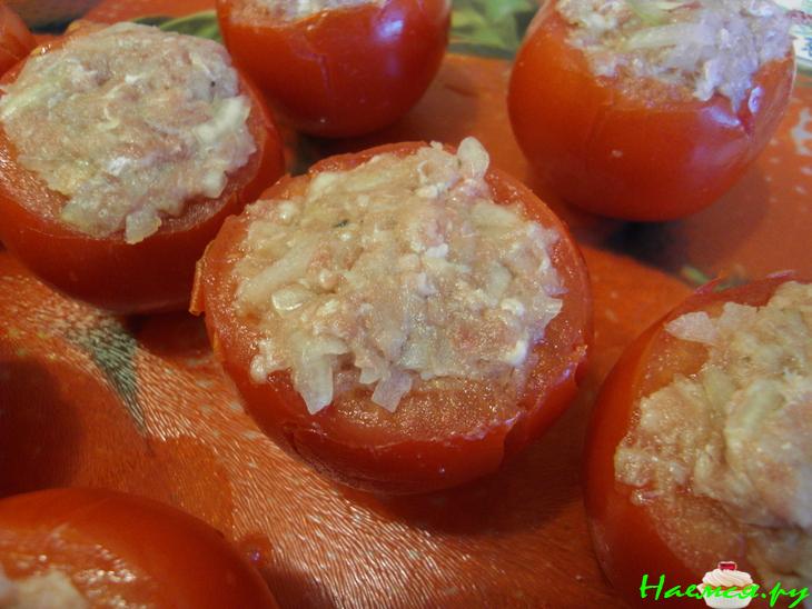 Помидоры фаршированные с супом