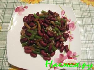 Фасолька с опятами Фасолька с опятами