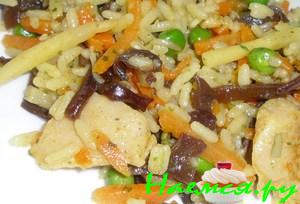 Индийский плов с chicken masala