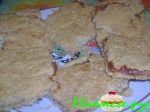 Овсяное печенье с джемом