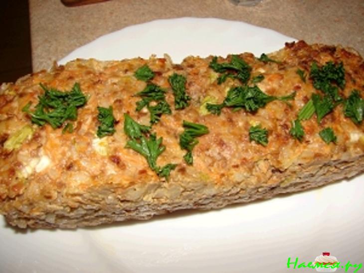 Запеканка а-ля ленивый голубец Запеканка а-ля ленивый голубец